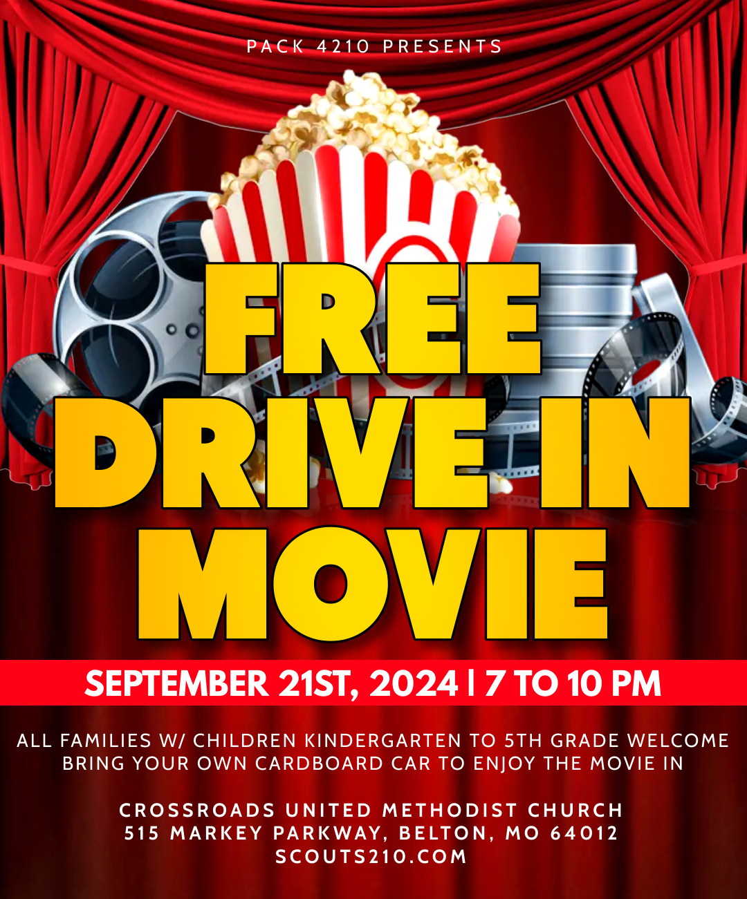 Drive-In Movie | Sept 21st 7-10 pm